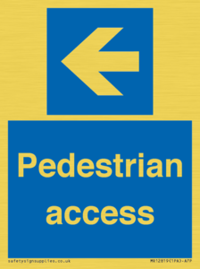 Pedestrian access